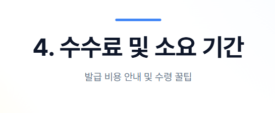 여권 발급 준비물