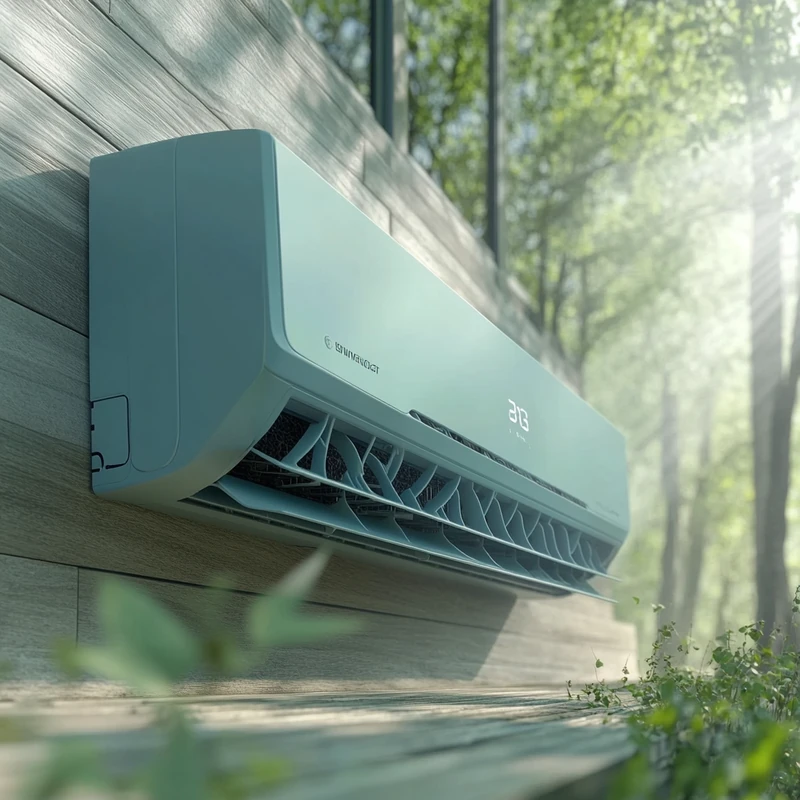 AI 연동 에어컨이 사용자 선호에 맞춰 냉방을 최적화해요. 개방형 인테리어와 조화를 이루며 스마트한 기술의 편리함을 제공합니다.