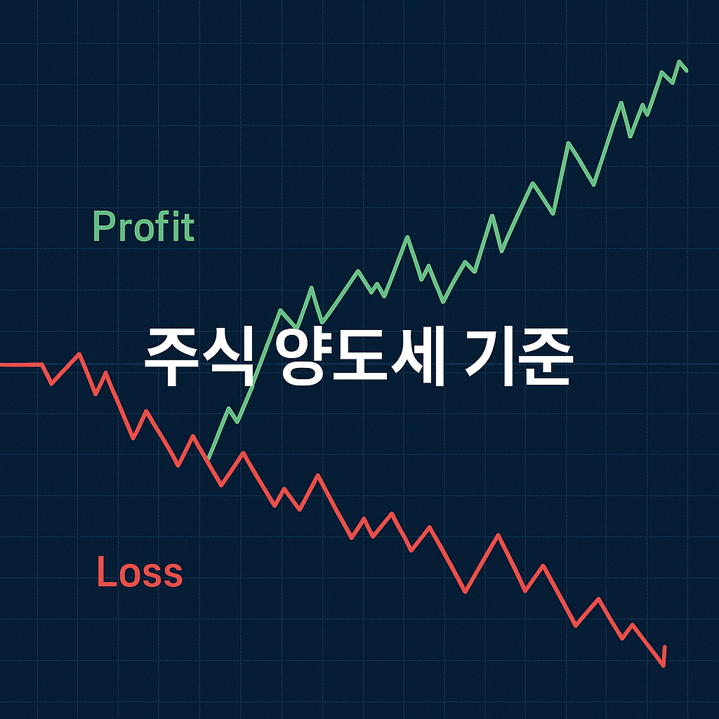 2025년 주식 양도세 기준, 이거 하나면 끝납니다 (초보&middot;직장인 필독)