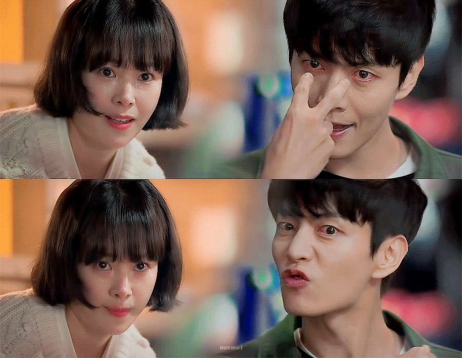 눈-싸움중인-남녀-힙하게