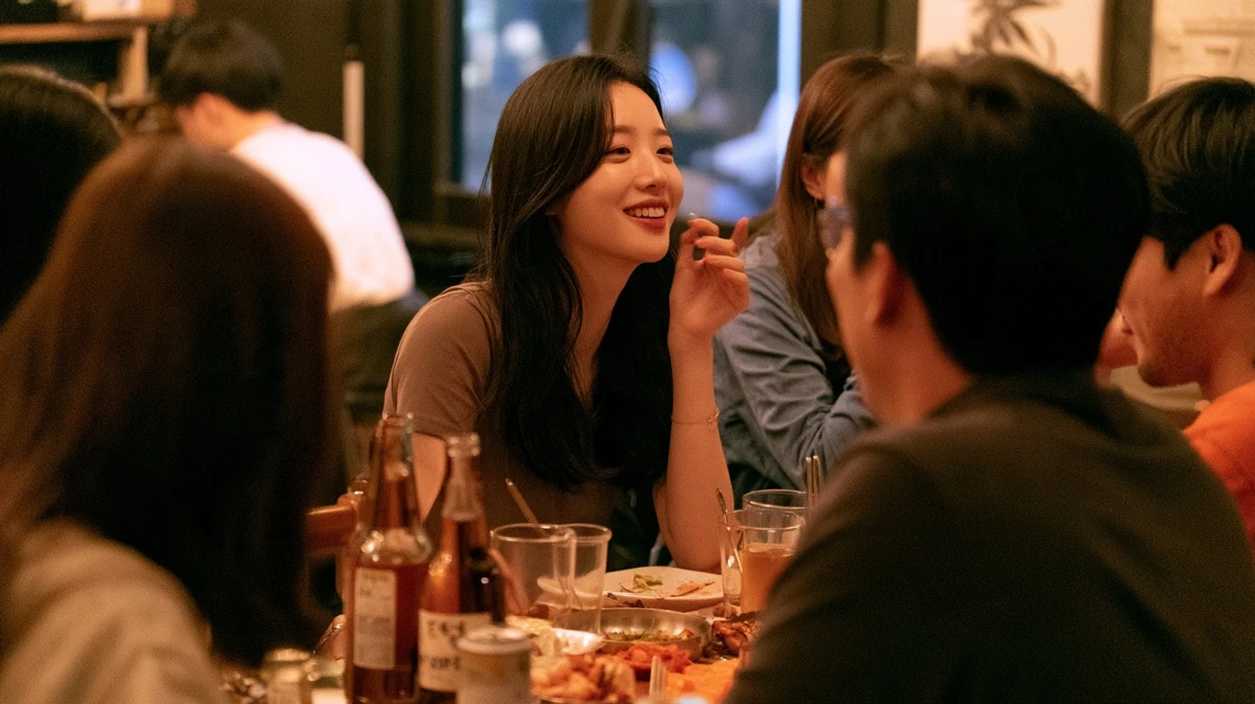 가벼운 농담으로 분위기를 푸는 사람