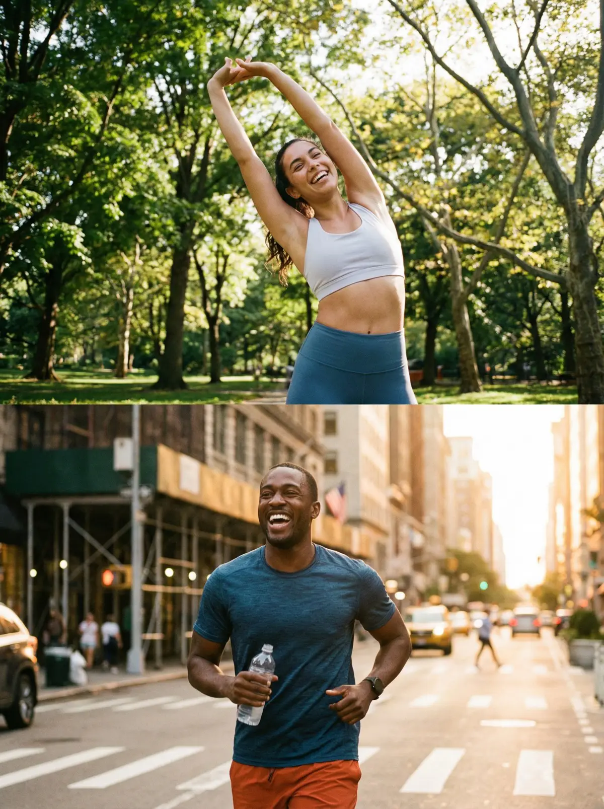 건강한 습관으로 활력을 되찾은 밝고 에너지 넘치는 모습
