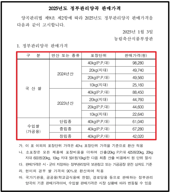 양곡할인 지원사업,신청방법,자격조건,수령방법