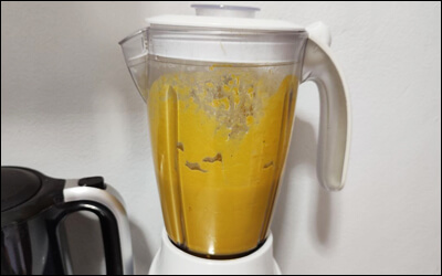 믹서기로 갈은 단호박