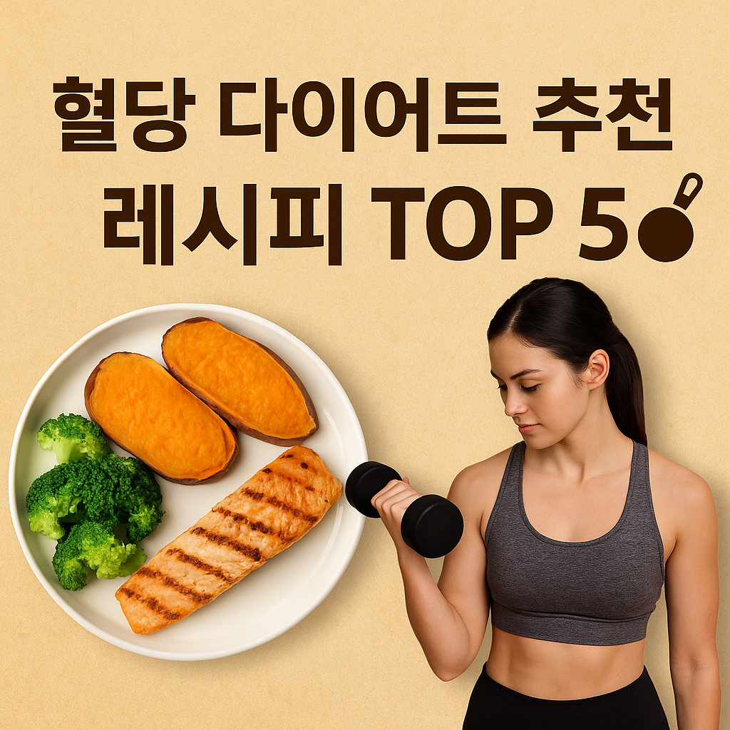 혈당 다이어트 추천 레시피 TOP 5
