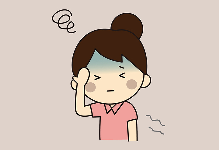 어지러움-증상이-있는-여성