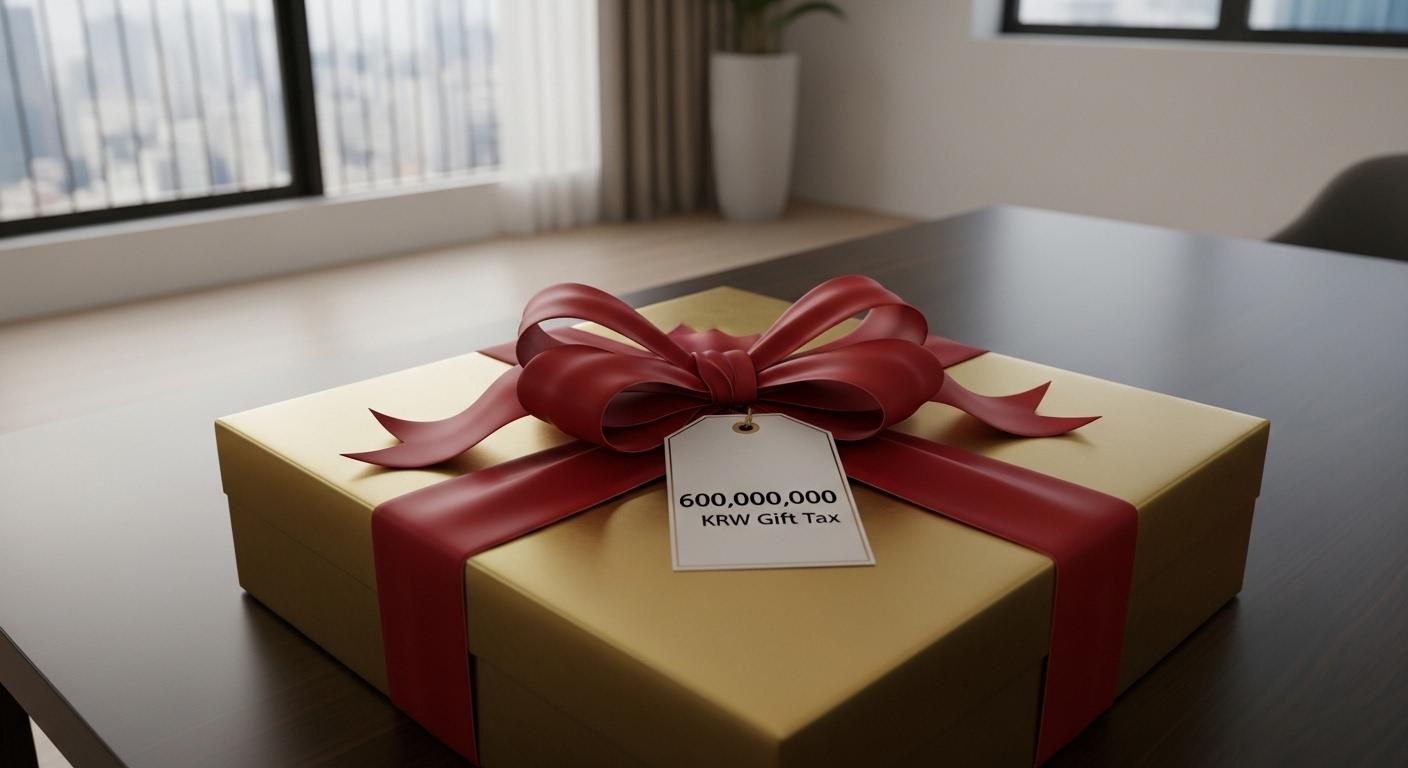 6억 아파트 증여세