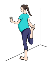 허벅지 (앞) 스트레칭