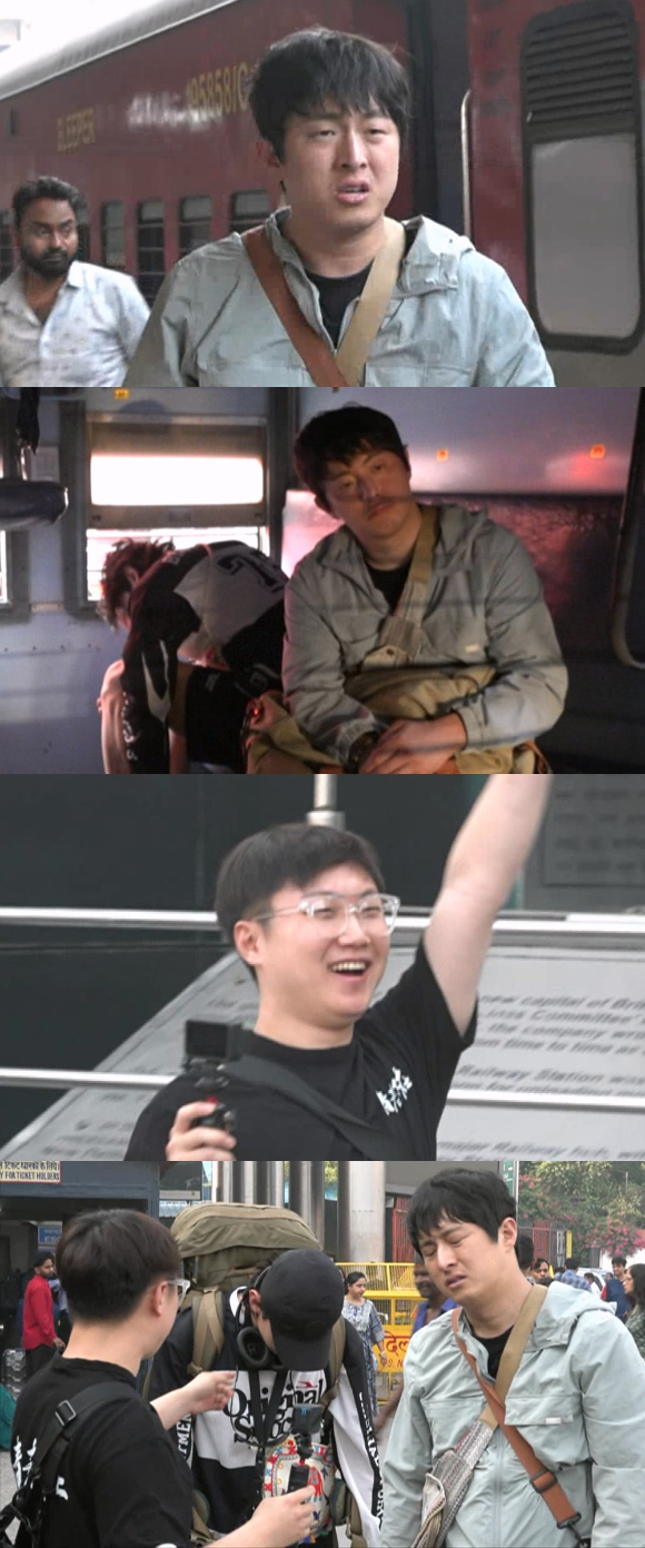 &#39;태계일주2&#39; 기안84가 빠니보틀과 감격의 상봉을 나누고 있다. [사진=MBC]