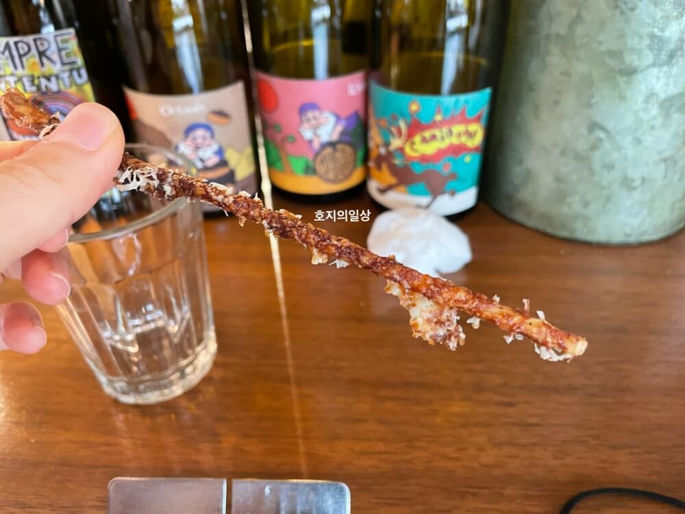 미슐랭 서울 한남동 맛집 오스테리아 오르조 - 막대 과자