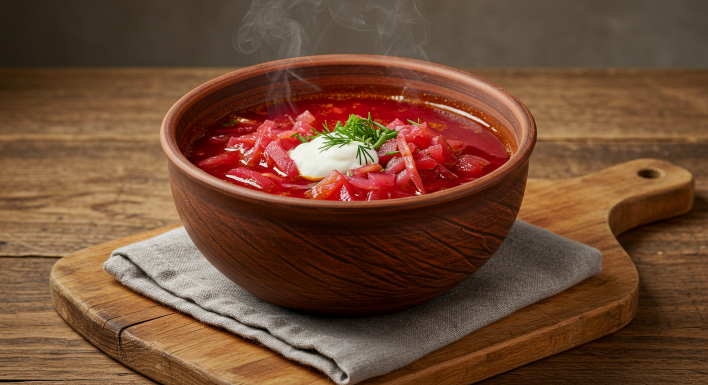 러시아 전통음식 보르쉬