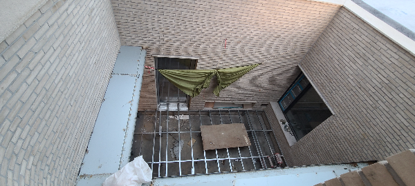 2층에서 바라본 중정 모습