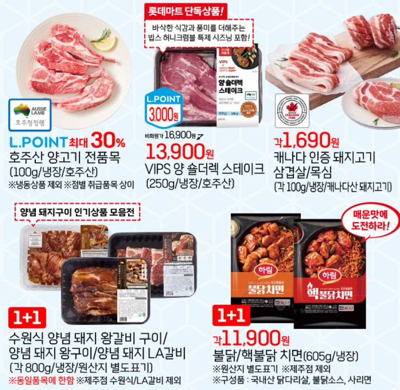 롯데마트 전단행사 전단광고지