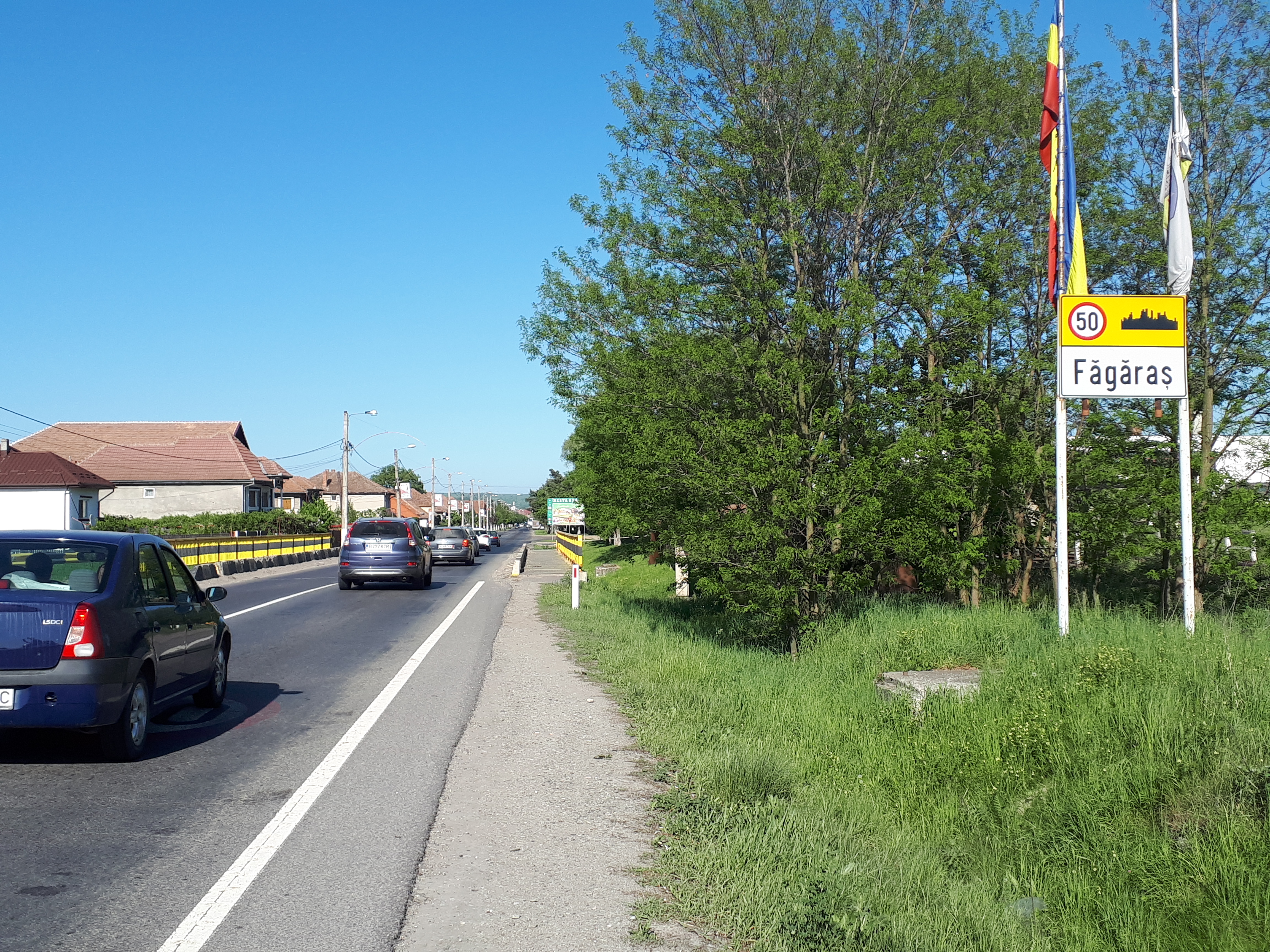 루마니아 퍼거라슈 이정표