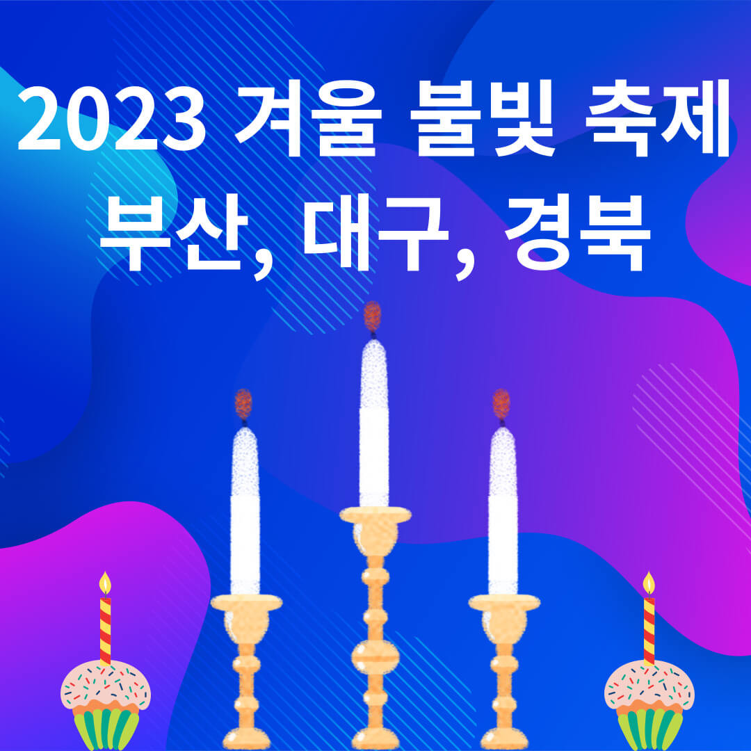 2023 겨울 불빛 축제(부산, 대구, 경북)