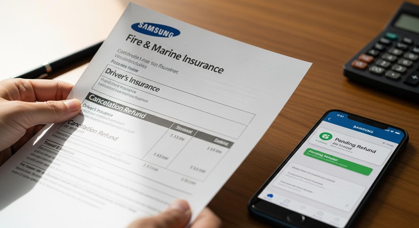 삼성화재 운전자보험 해지 환급