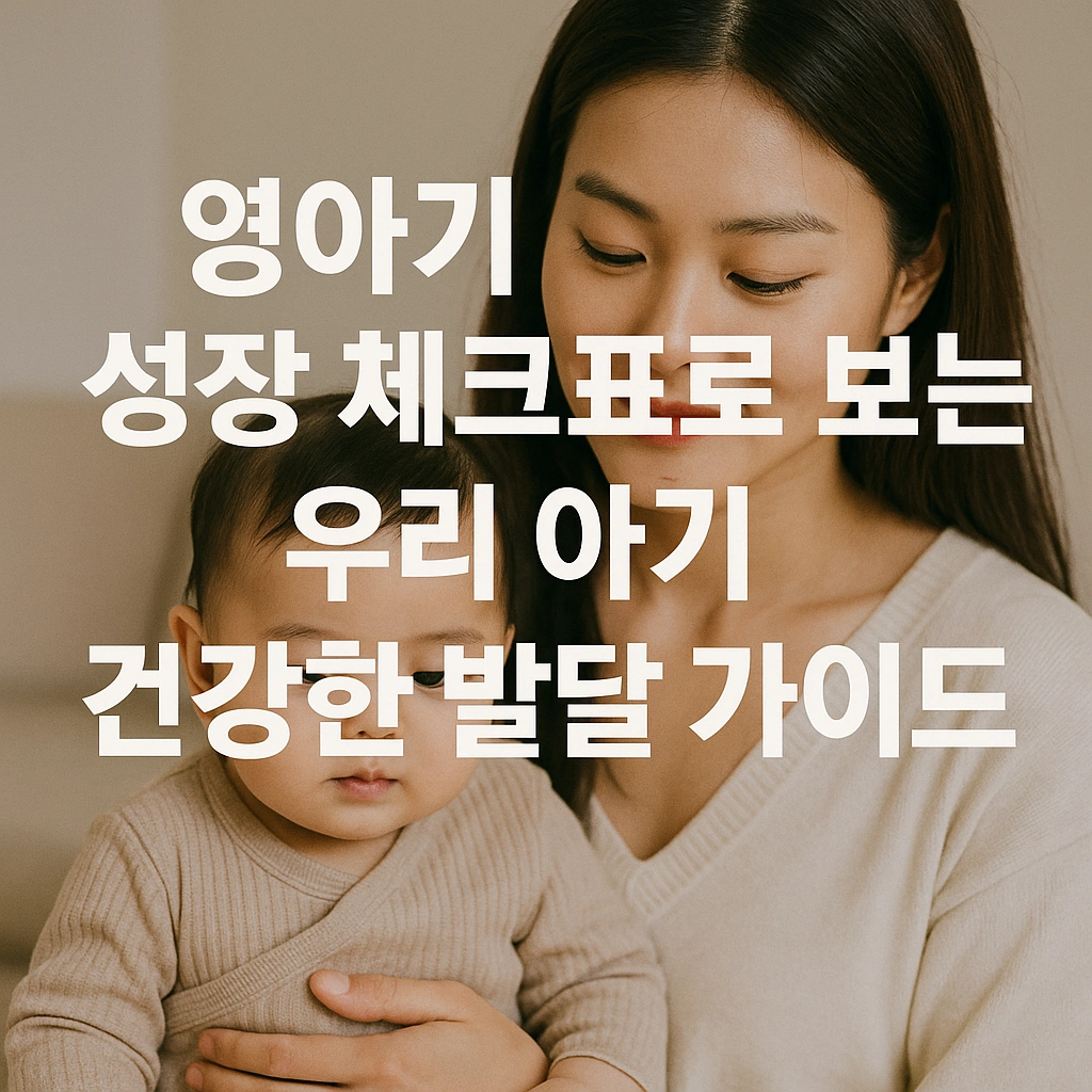 영아기 성장 체크코드로 보는 우리 아기 건강한 발달 가이드