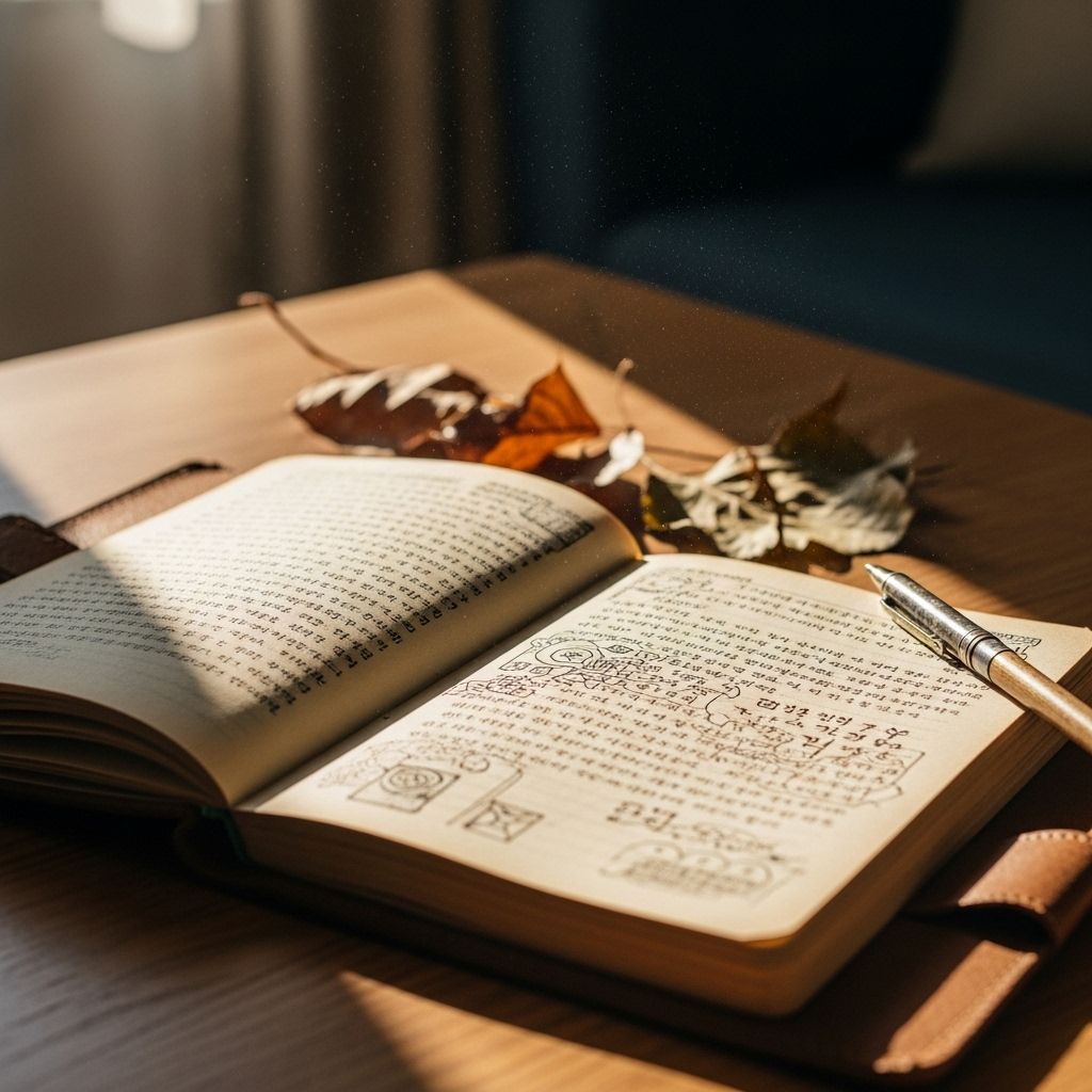 심야약국19&amp;#44; 마른 나뭇잎과 노트