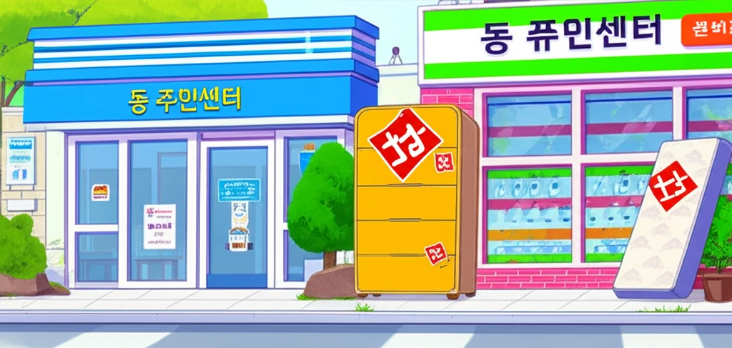 노원구 대형폐기물 스티커 부착 또는 ..