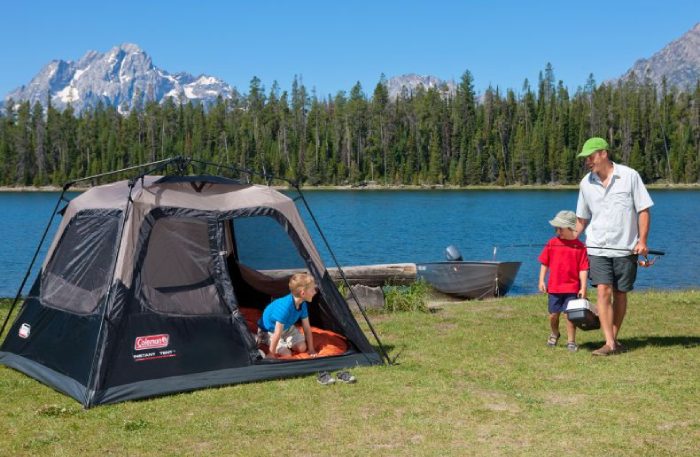 콜맨 원터치 텐트