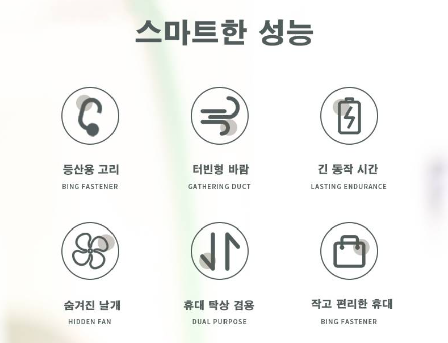 휴대용 선풍기