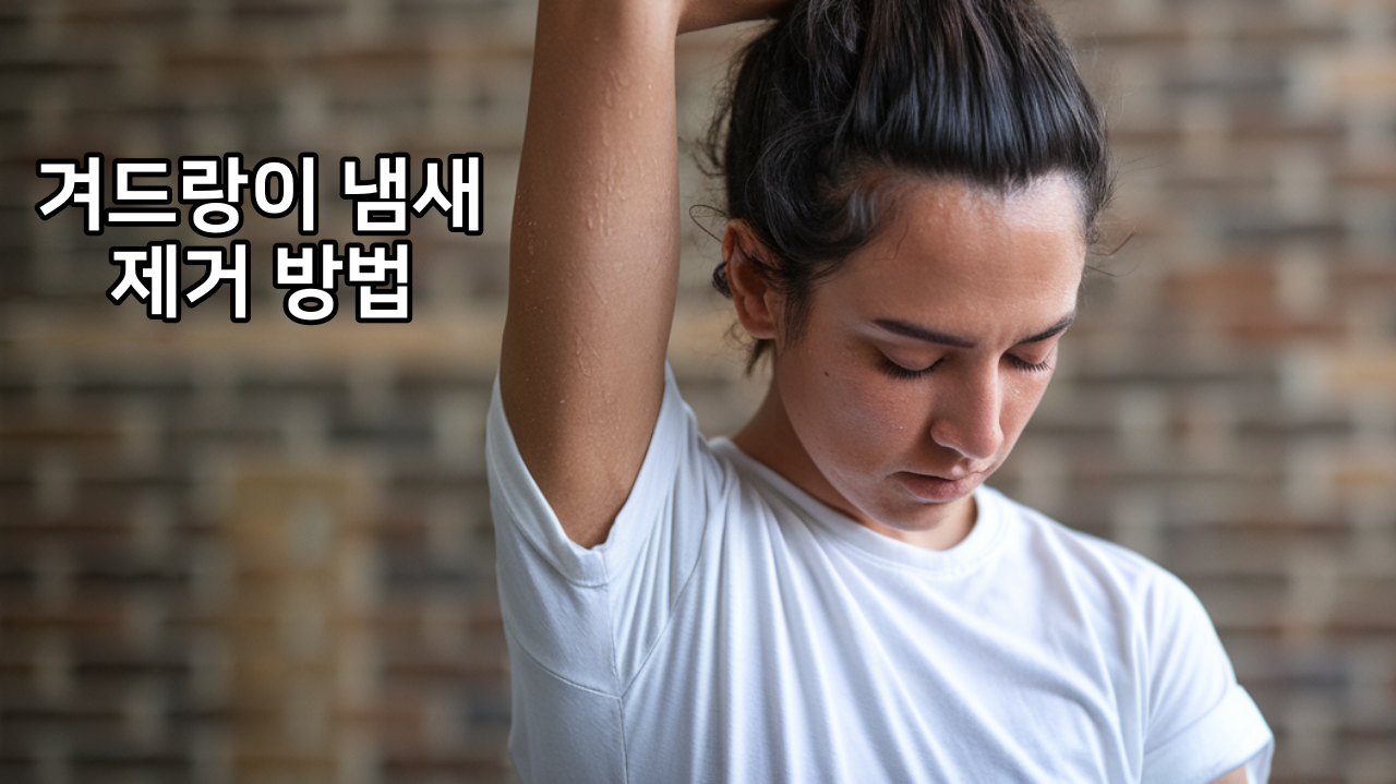 겨드랑이 냄새 제거 방법 + 식초가 도움 되는 이유