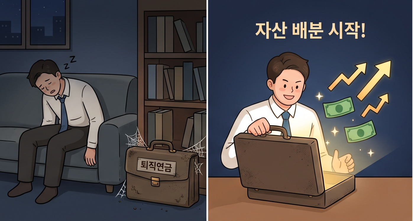 잠들어 있는 퇴직연금 계좌를 확인하고 안정적인 자산 배분을 시작해야 할 시점입니다.