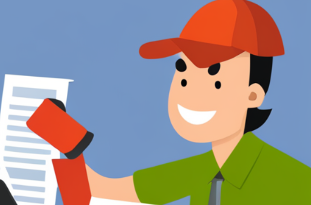 근로자가 사업장내 업무중 모습