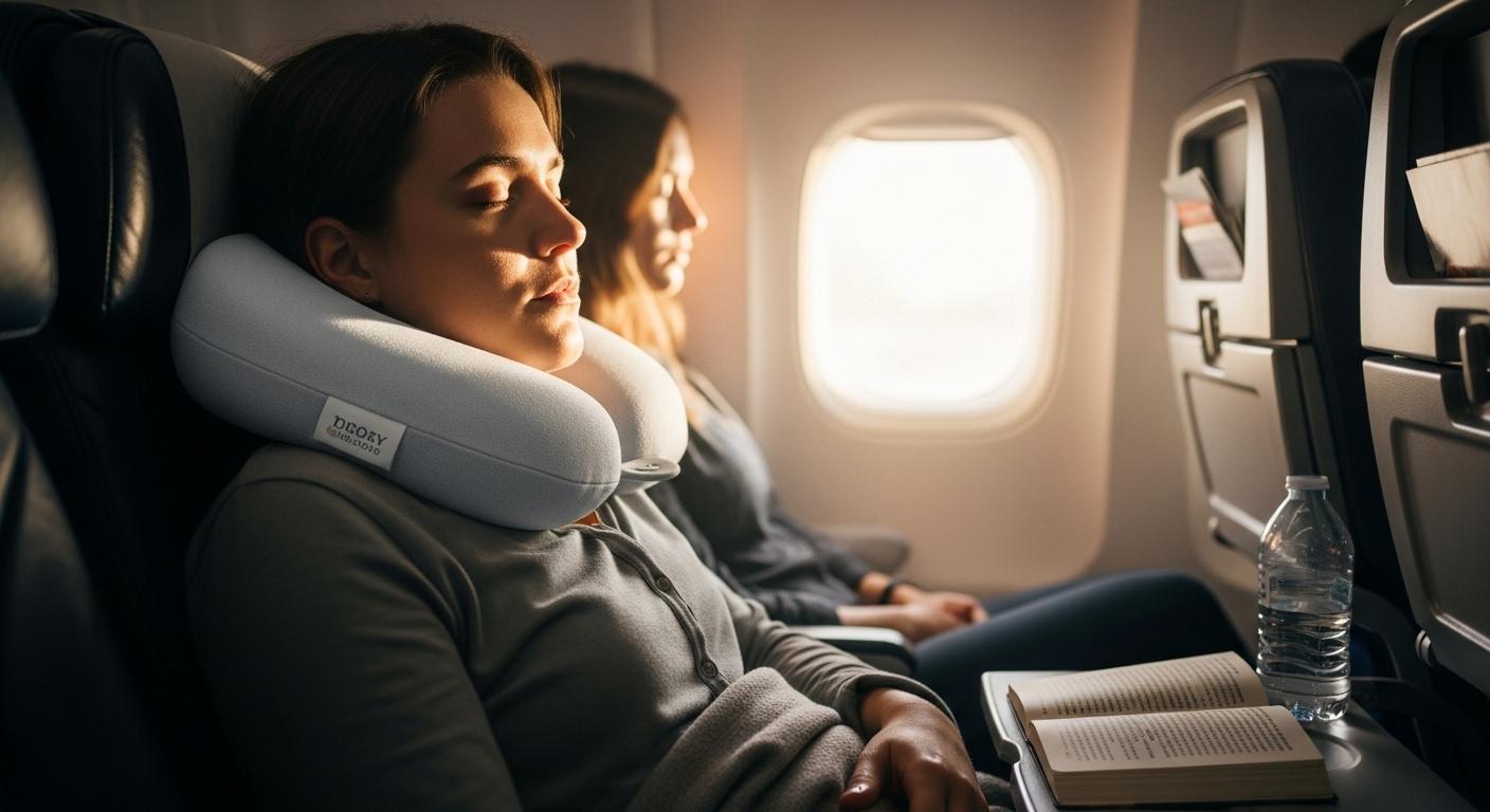 목베개 추천 비행기