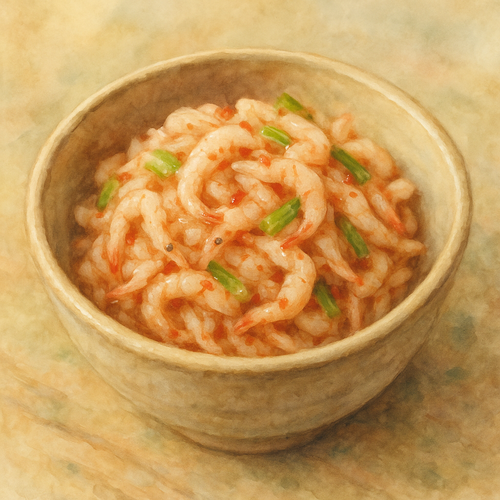 새우젓무침-만드는법