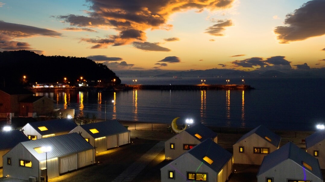 별빛바다글램핑-야경