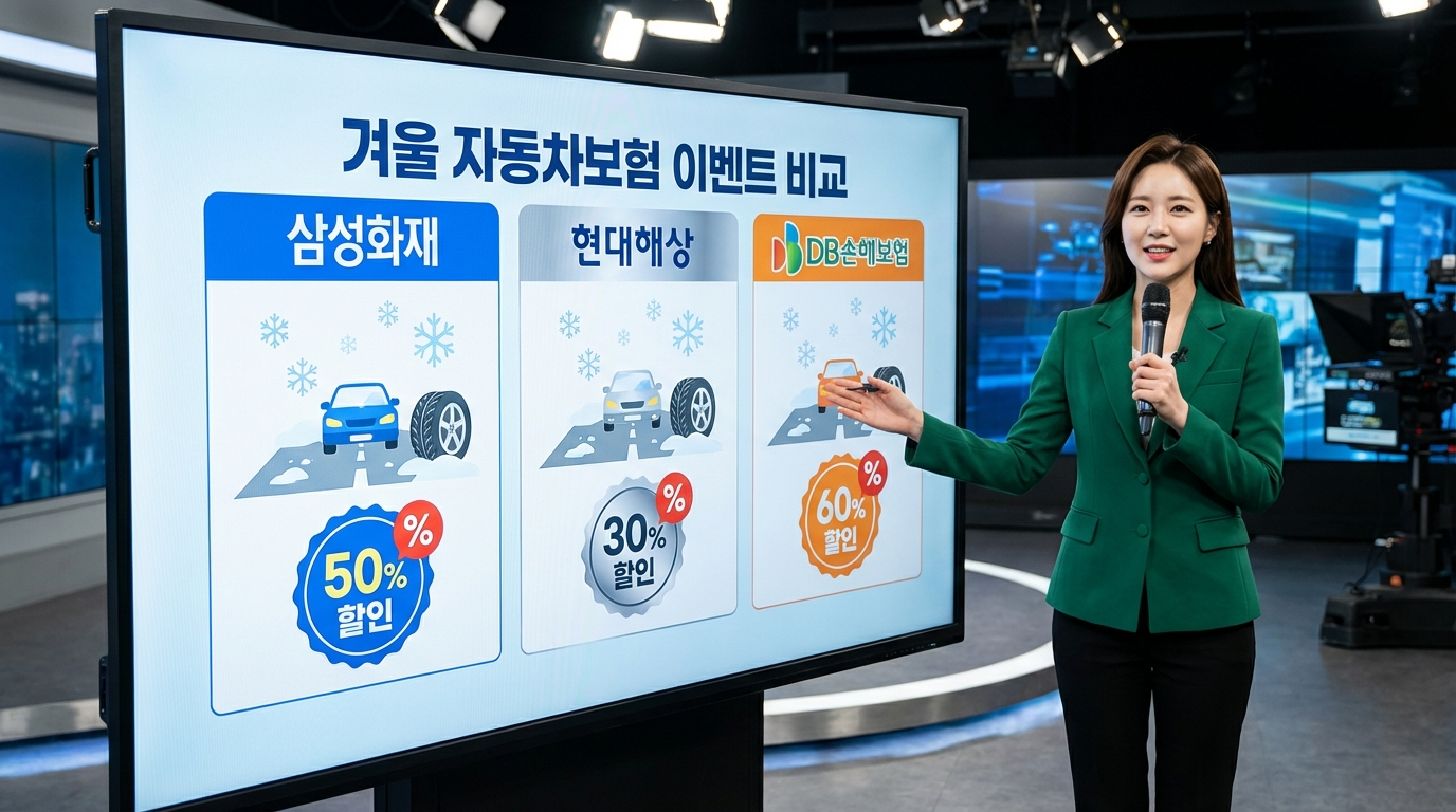 삼성·현대·DB 겨울 자동차보험 이벤트 비교
