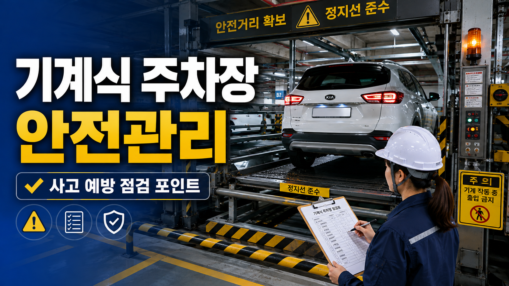 아파트 기계식 주차장 안전관리, 사고를 막는 점검 순서와 실무 관리법