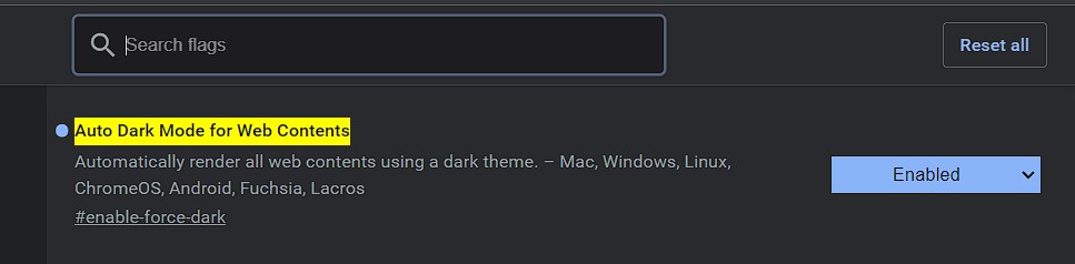 크롬다크모드-스마트폰
