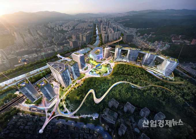 성남 백현마이스 조감도 2030년 완공 계획