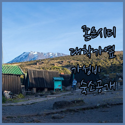 존슨 시티 대학가 주변 가성비 좋은 ..