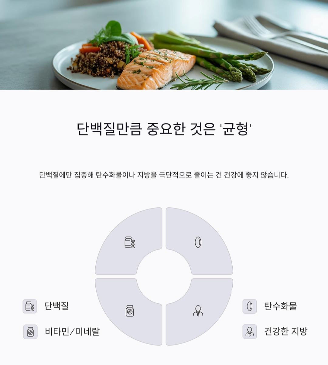 중년 건강의 핵심, 단백질 식단 완벽 가이드
