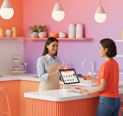 이지포스 POS 시스템 매장관리 솔루션 터치스크린 인터페이스