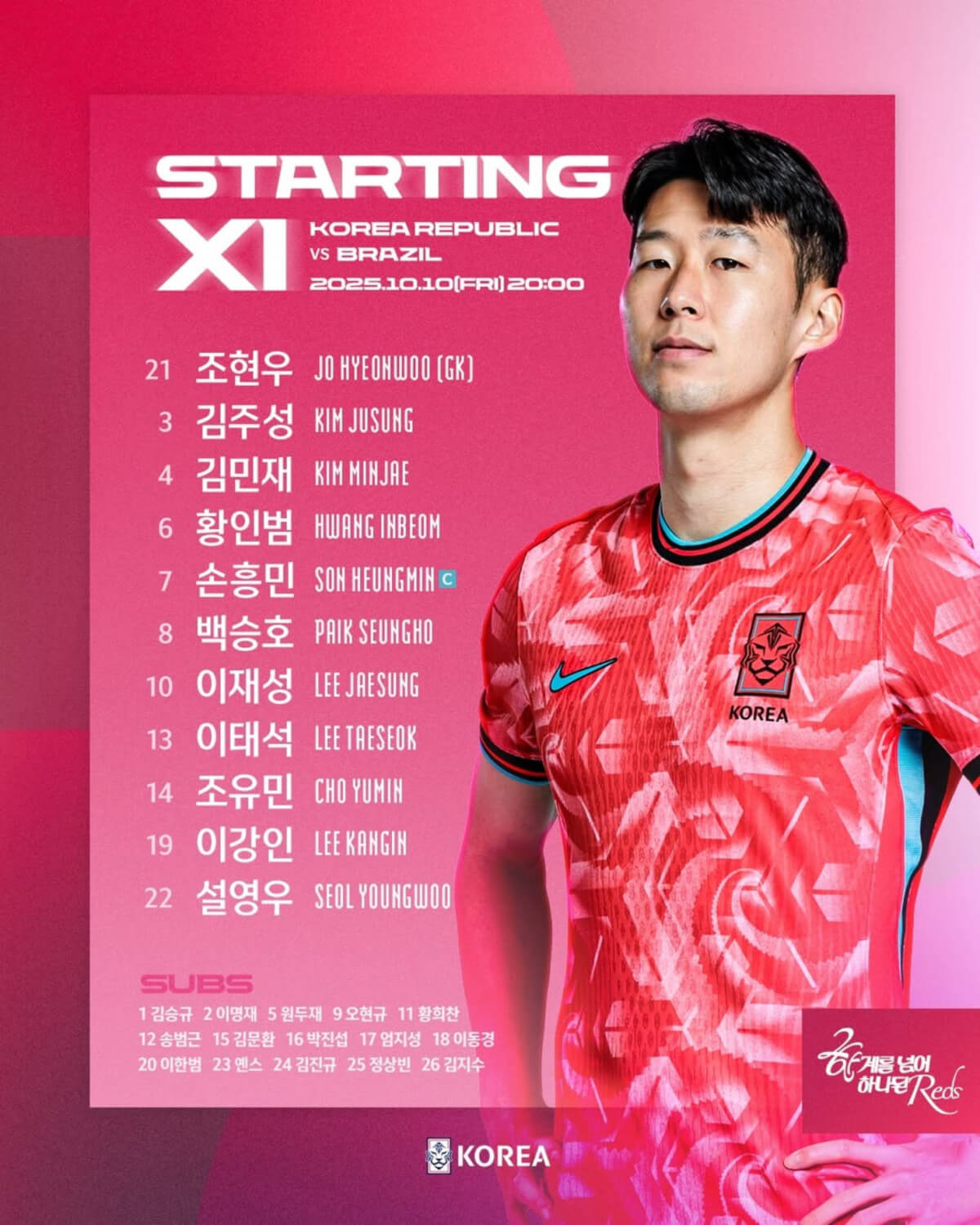 홍명보 11월 A매치