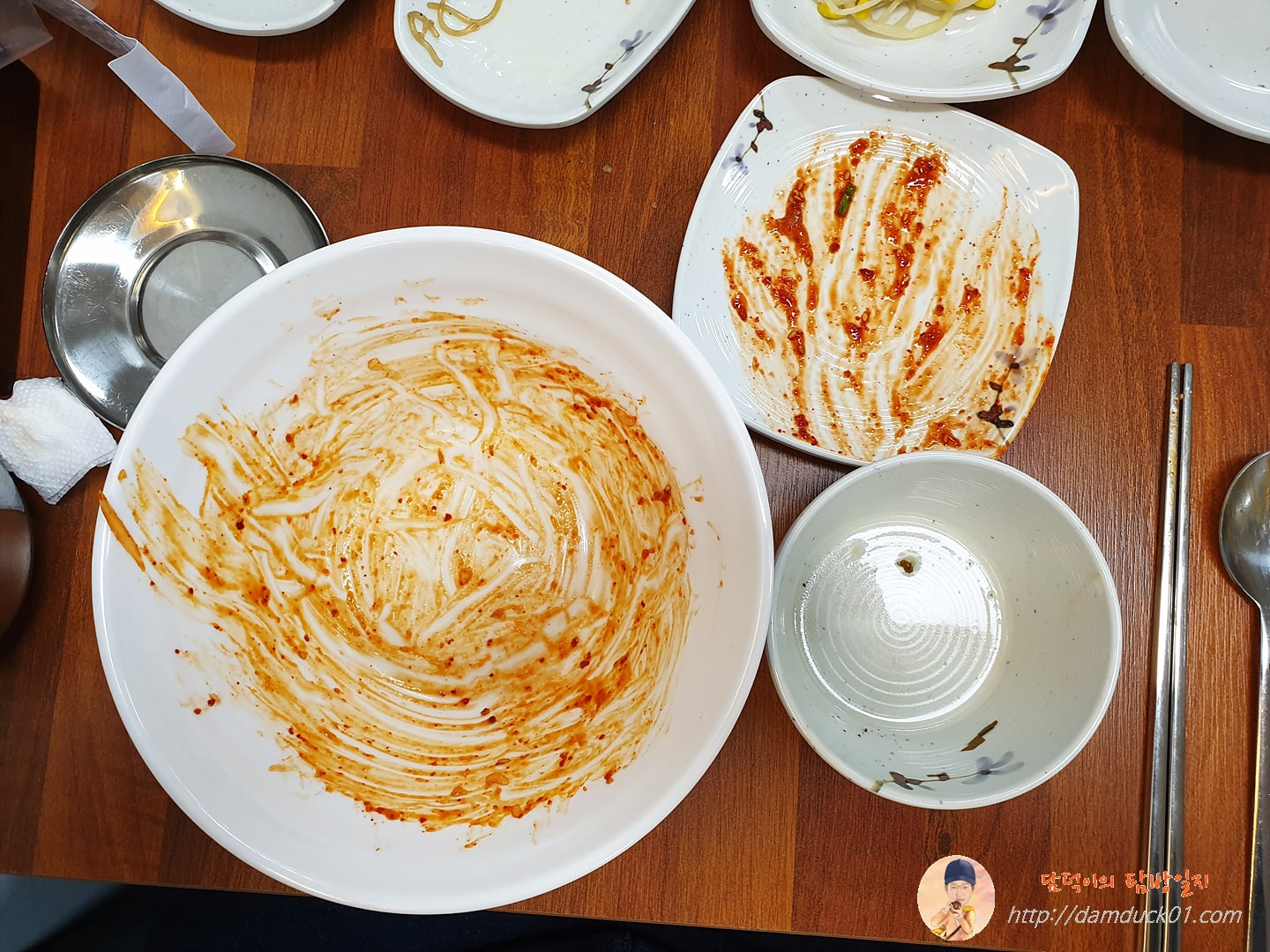 원조봉순게장 양념 게살 비빔밥 식사 끝!