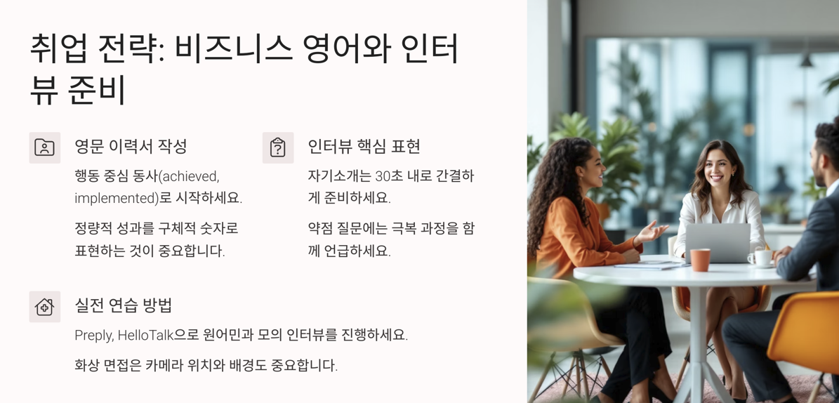 취업 전략