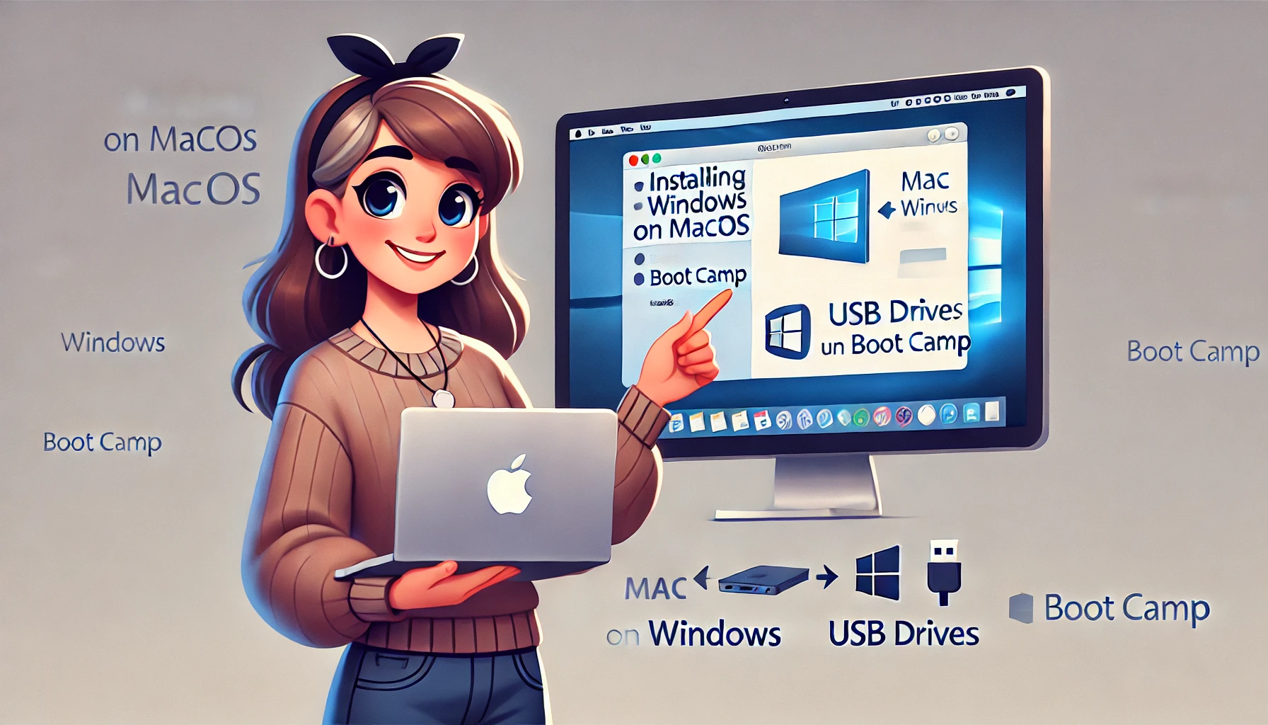 맥OS에서 윈도우 설치하기 (부트캠프), 준비물 체크리스트