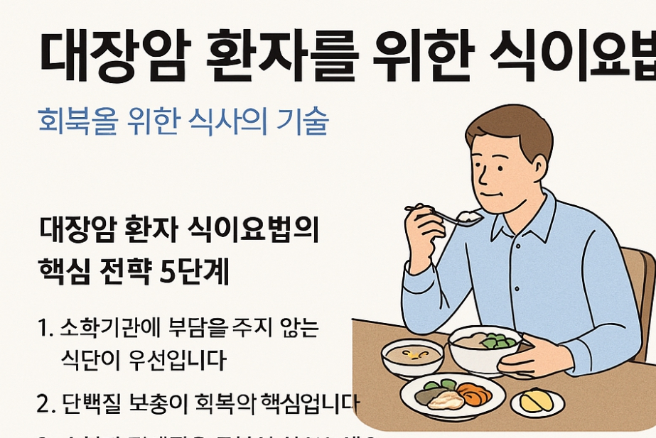 대장암 환자를 위한 식이요법