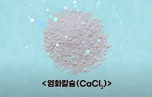 염화칼슘 결정체