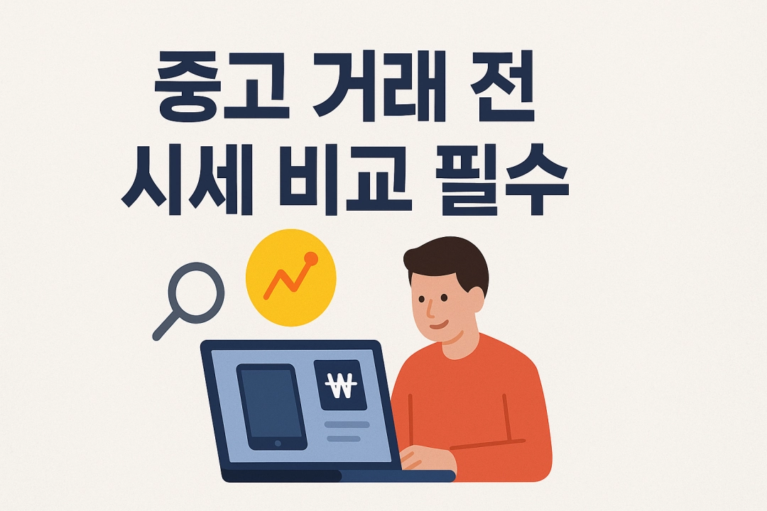 중고 거래 후회하지 않으려면? 시세 비교는 선택이 아닌 필수