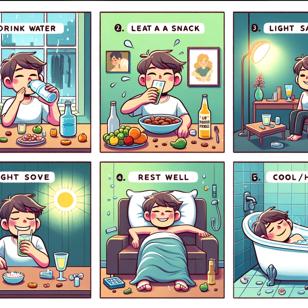 술병 났을 때 대처법 5가지 총정리