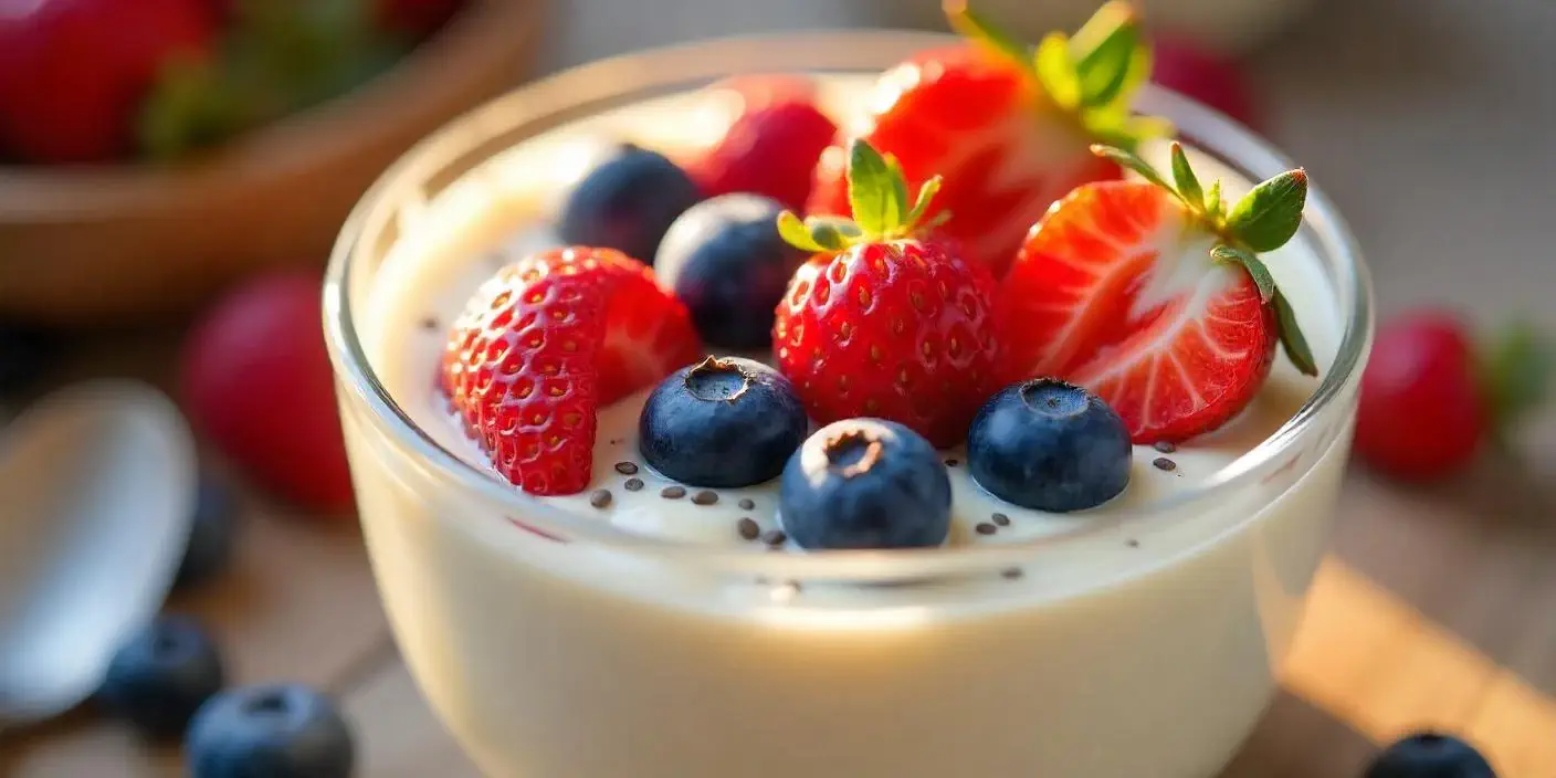 장 건강을 위한 유산균이 풍부한 요거트