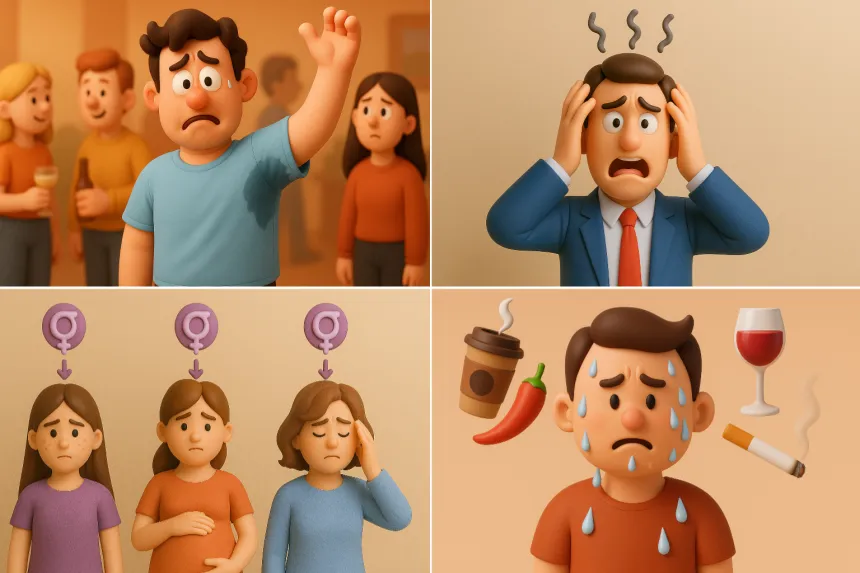 겨드랑이 땀이 많이 나는 이유