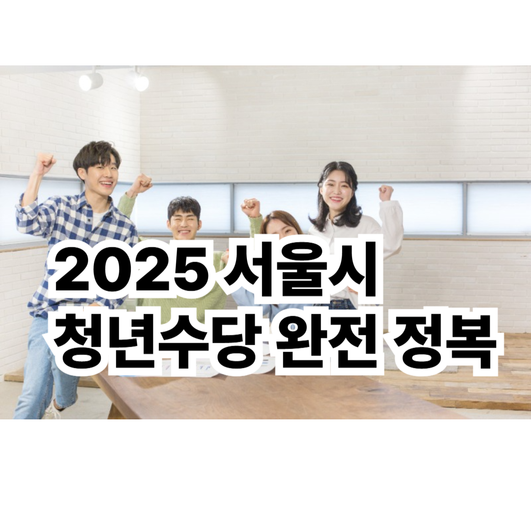 2025 서울시 청년수당 완전 정복