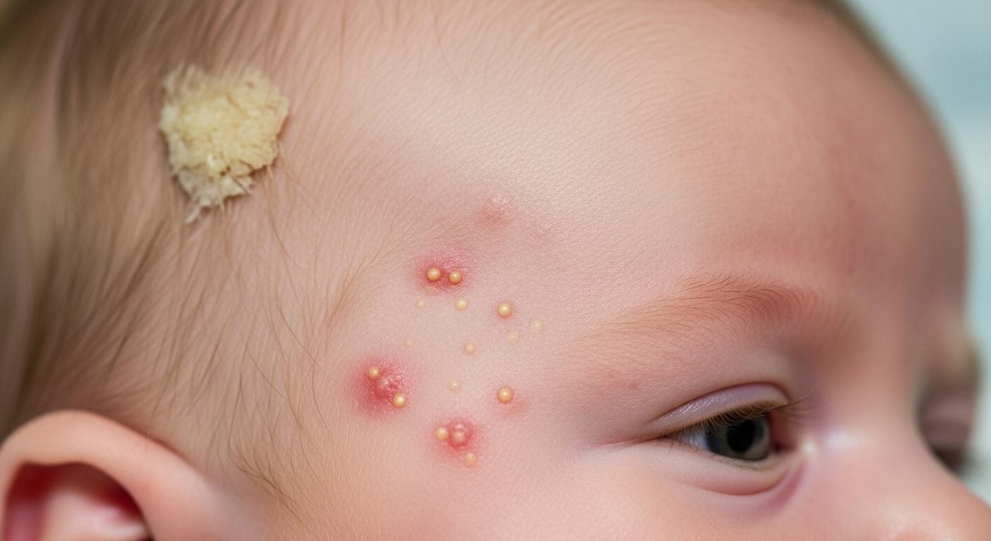 아기 피부 오돌토돌 좁쌀